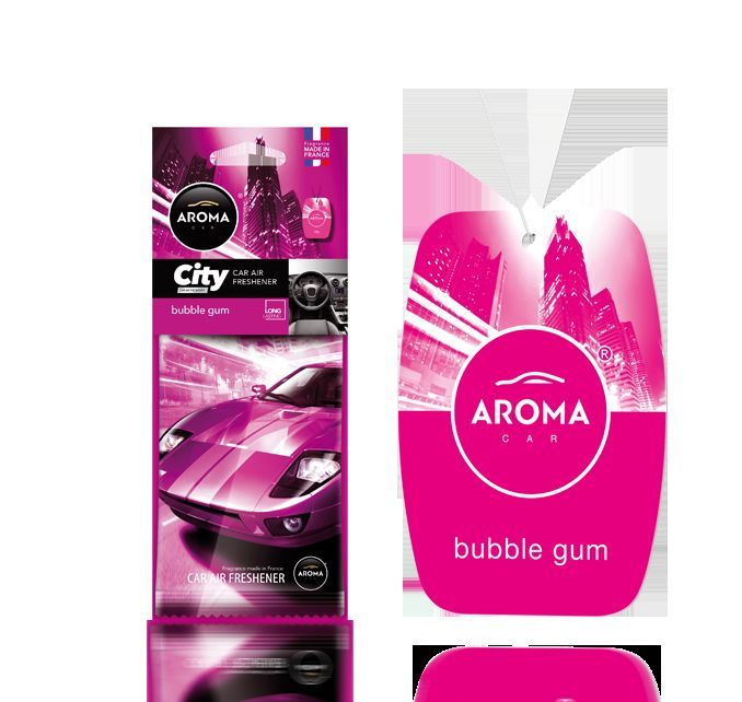 Cartonat City AROMA CAR- Bubble Gum miniatura