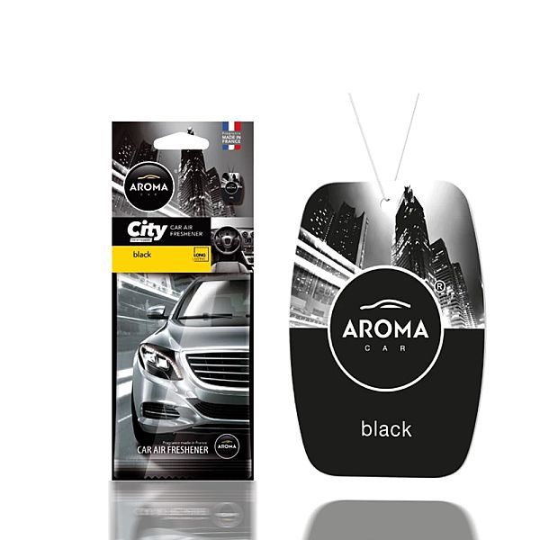 Cartonat AROMA CAR- City-Black miniatura