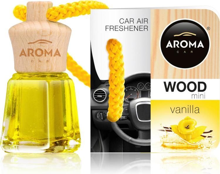 Odorizant AROMA CAR Wood Mini Vanilla miniatura