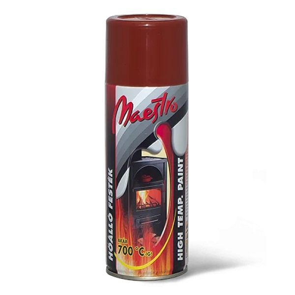 Vopsea termorezistenta MAESTRO Rosu 400 ml miniatura