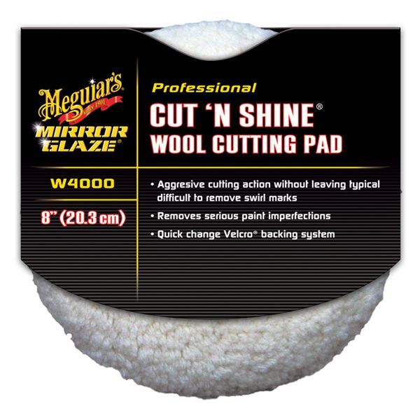 Disc polishat blana de miel MEGUIAR'S, 20 cm, Cut N Shine Ultra Finishing miniatura