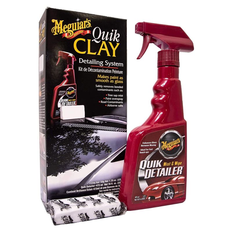 Kit decontaminare MEGUIAR'S Quik Clay Detailing System- EU miniatura