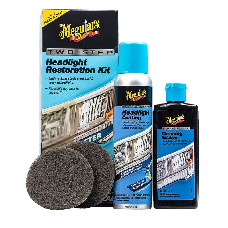 Kit polish faruri MEGUIAR'S Two Step Headlight Restoration- EU miniatura