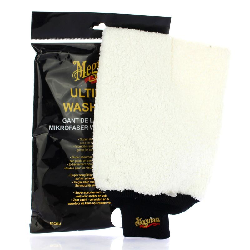 Manusa spalare microfibra MEGUIAR'S, Microfiber Wash Mitt Multi Language -EU miniatura