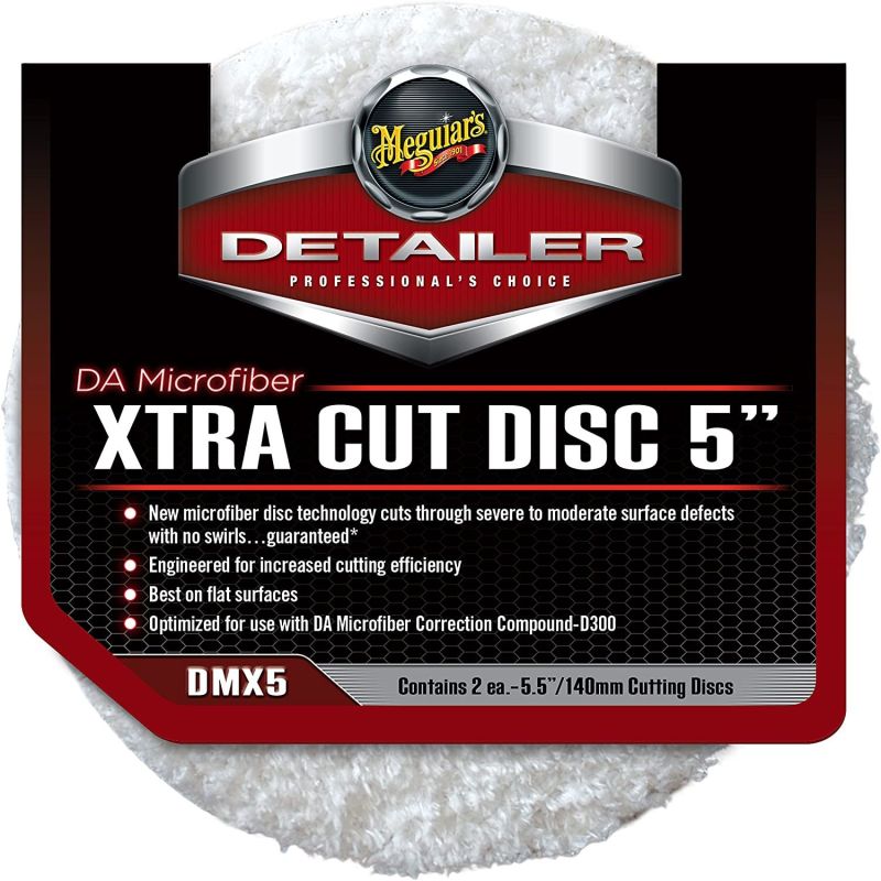 Set 2 buc disc polish sever extra abraziv MEGUIAR'S, X-tra Cut Disk, 127 mm miniatura