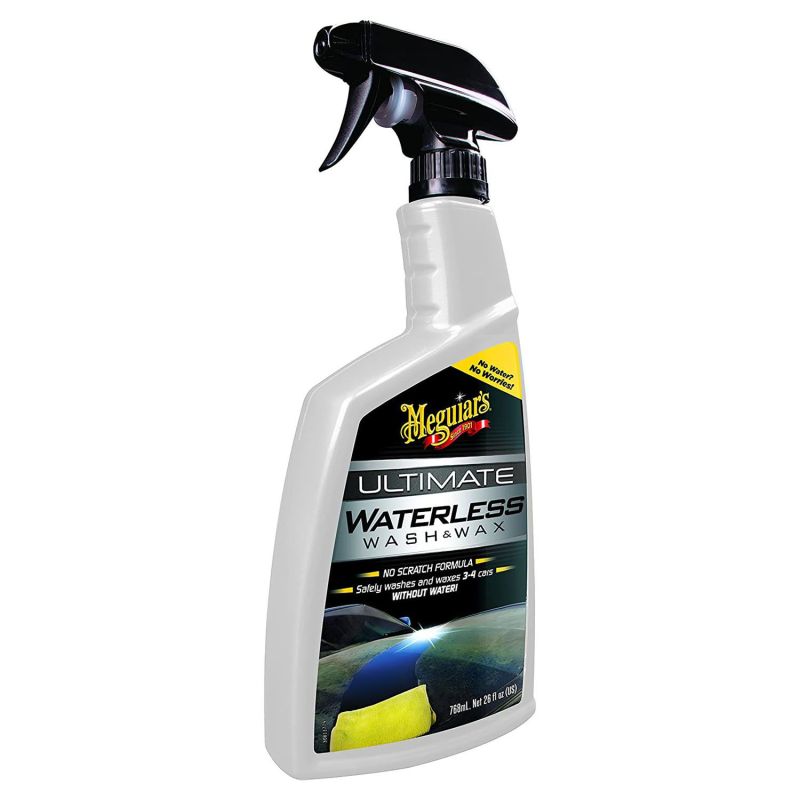 Solutie curatare caroserie fara apa MEGUIAR'S, Ultimate Wash, Wax Anywhere 768 ml- EU miniatura