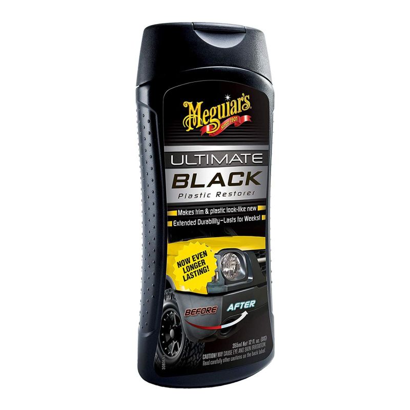 Solutie curatat exterior plastice MEGUIAR'S Ultimate Black, 355 ml- EU miniatura