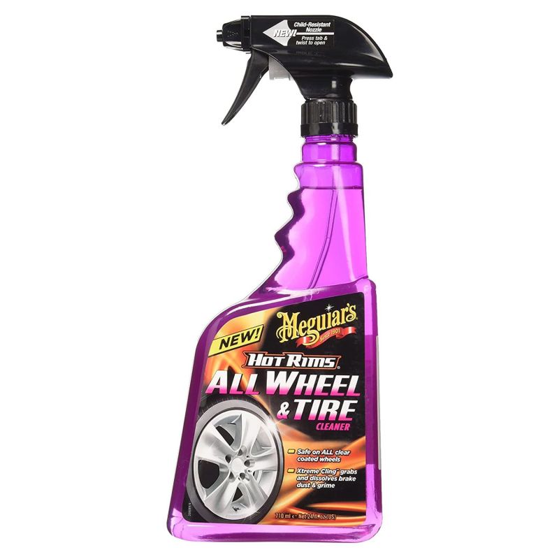 Solutie curatat jante si anvelope MEGUIAR'S, Hot Rims All Wheel Cleaner 710 ml miniatura