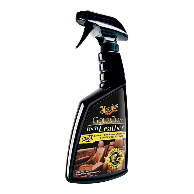 Spray curatat piele MEGUIAR'S Gold Class Rich Leather Spray, 450 ml miniatura