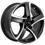 Jante ALIAJ 5X100 ALUTEC SHARK BLACK ET38 5/100 63.30 R16 - Poza 1 miniatura