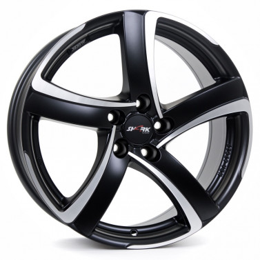 5X112 ALUTEC SHARK RACING SCHWARZ FRONTPOLIERT ALIAJ 5 17