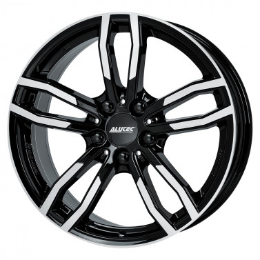 Jante ALIAJ 5X120 ALUTEC DRIVE DIAMANT-SCHWARZ-FRONTPOLIERT ET43 5/120 72.6 R18 - Poza 1