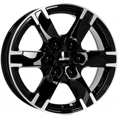 Jante ALIAJ 6X139 ALUTEC TITAN Gloss Black / Polished ET55 6/139 93.1 R17 - Poza 1