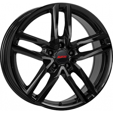 Jante ALIAJ 5X108 ALUTEC IKENU Gloss Black ET52 5/108 63.4 R17 - Poza 1