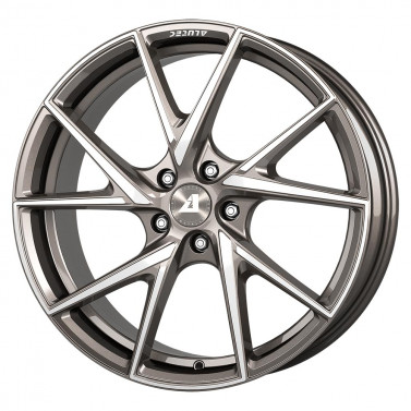 Jante ALIAJ 5X112 ALUTEC ADX  metallic-platinum frontpolished ET30 5/112 70.1 R18 - Poza 1