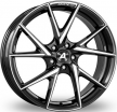 Jante ALIAJ 5X112 ALUTEC ADX.01 Gloss Black / Polished ET38 5/112 70.1 miniatura