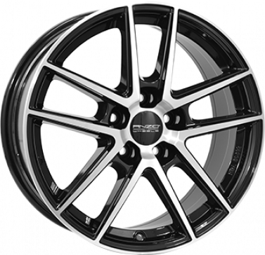 5X112 ANZIO SPLIT Gloss Black / Polished ALIAJ 7 18