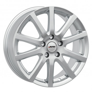 Jante ALIAJ 5X100 AUTEC SKANDIC BRILLANTSILVER LACK ET46 5/100 60.10 R17 - Poza 1