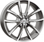 Jante ALIAJ 5X112 AUTEC ASTANA TITANSILVERLBER POL ET48 5/112 57.10 R18 - Poza 1 miniatura