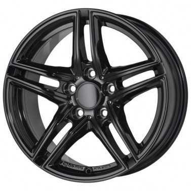 Jante ALIAJ 5X120 BORBET XR BLACK GLOSSY GLANZLACKIERT ET30 5/120 72.5 R17 - Poza 1