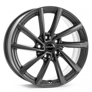 Jante ALIAJ 5X112 BORBET V MISTRAL ANTHRACITE ET47 5/112 66.60 R17 - Poza 1