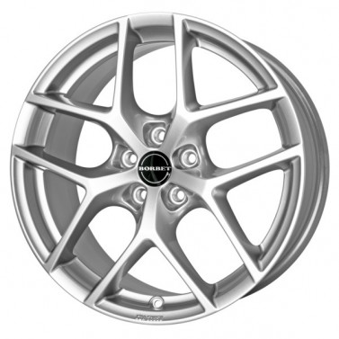 Jante ALIAJ 5X112 BORBET Y CRYSTAL SILVERLVER ET48 5/112 57.10 R16 - Poza 1