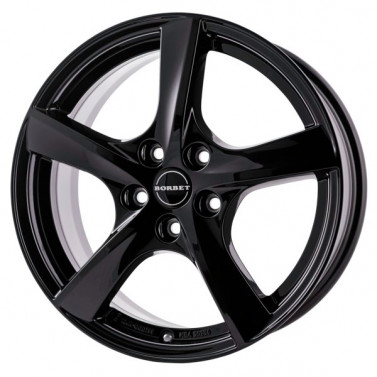 5X100 BORBET TL BLACK GLOSSY ALIAJ 5.5 15