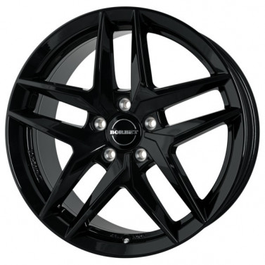 Jante ALIAJ 5X112 BORBET Z BLACK GLOSSY GLANZLACKIERT ET39 5/112 66.6 R18 - Poza 1