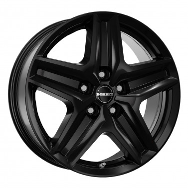 Jante ALIAJ 5X120 BORBET CWZ BLACKACK GLOSSY ET53 5/120 65.10 R18 - Poza 1