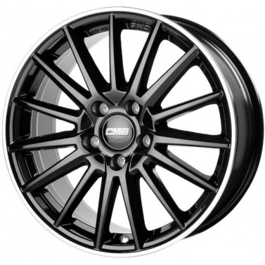 Jante ALIAJ 5X112 CMS C23 DIAMOND RIM BLACKACK ET40 5/112 66.50 R18 - Poza 1