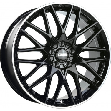 Jante ALIAJ 5X112 CMS C25 DIAMOND RIM BLACKACK ET40 5/112 57.10 R17 - Poza 1