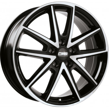 Jante ALIAJ 5X110 CMS C30 DIAMOND BLACKACK ET40 5/110 65.10 R17 - Poza 1