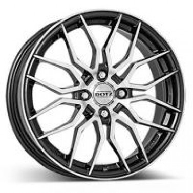 Jante ALIAJ 4X108 DOTZ LIMEROCK DARK GUNMETAL POL. ET47 4/108 63.40 R16 - Poza 1