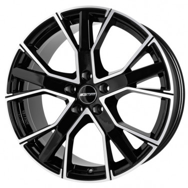 Jante ALIAJ 5X120 GMP GUNNER BLACK DIAMOND FRONTPOLIERT ET40 5/120 65.1 R20 - Poza 1