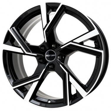 Jante ALIAJ 5X112 GMP ANGEL BLACK DIAMOND FRONTPOLIERT ET35 5/112 66.5 R20 - Poza 1