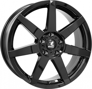 5X100 IT WHEELS EMILY Gloss Black ALIAJ 6.5 16