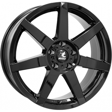 Jante ALIAJ 5X114 IT WHEELS EMILY Gloss Black Gloss Black ET45 5/114 67.1 R18 - Poza 1