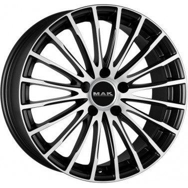 Jante ALIAJ 5X112 MAK STARLIGHT ICE BLACK ET45 5/112 66.6 R17 - Poza 1