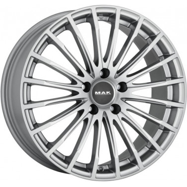 Jante ALIAJ 5X112 MAK STARLIGHT SILVER ET45 5/112 66.6 R17 - Poza 1