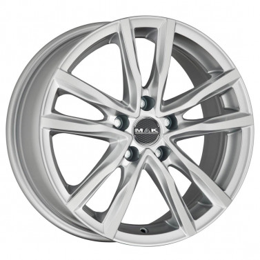 Jante ALIAJ 5X105 MAK MILANO SILVER ET42 5/105 56.6 R17 - Poza 1