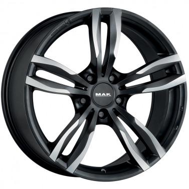 Jante ALIAJ 5X120 MAK LUFT ICE BLACK ET30 5/120 72.6 R18 - Poza 1