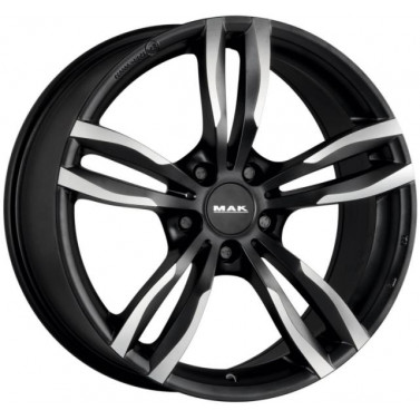 Jante ALIAJ 5X120 MAK LUFT ICE BLACK ET41 5/120 72.6 R18 - Poza 1