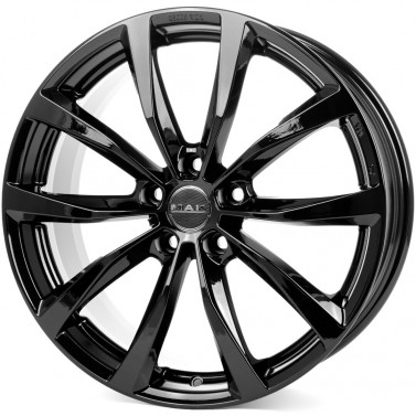 Jante ALIAJ 5X114.3 MAK WOLF GLOSS BLACK GLOSS BLACK ET50 5/114.3 67.1 R19 - Poza 1