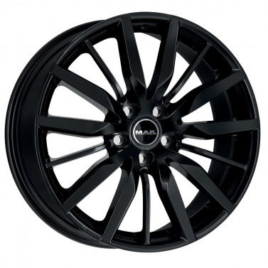 Jante ALIAJ 5X120 MAK BARBURY GLOSS BLACK ET40 5/120 72.6 R19 - Poza 1