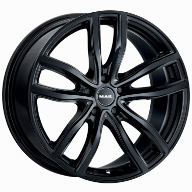 5X112 MAK FAHR GLOSS BLACK ALIAJ 5 17