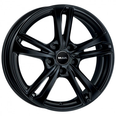 Jante ALIAJ 5X114.3 MAK EMBLEMA GLOSS BLACK ET40 5/114.3 76 R17 - Poza 1