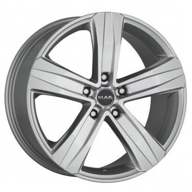 Jante ALIAJ 5X130 MAK STONE5 SILVER ET43 5/130 84.1 R18 - Poza 1