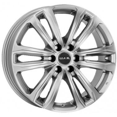 Jante ALIAJ 6X114.3 MAK SAFARI6 SILVER ET50 6/114.3 66.1 R18 - Poza 1