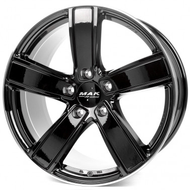 Jante ALIAJ 5X130 MAK TURISMO-FF GLOSS BLACK MIRROR RING GLOSS BLACK MIRROR RING ET71 5/130 71.6 R21 - Poza 1