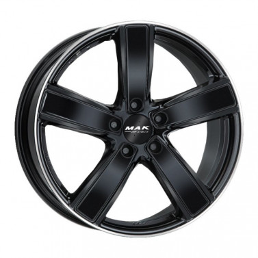 Jante ALIAJ 5X130 MAK TURISMO-D-FF GLOSS BLACK MIRROR RING ET64 5/130 71.6 R20 - Poza 1